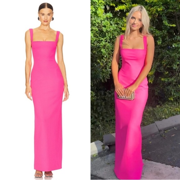strapless open back dress The Joni Maxi Dress in Cream main image 1